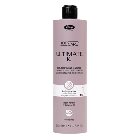Lisap Ultimate K Step 1 - Keratin Straightening Shampoo 500 ml