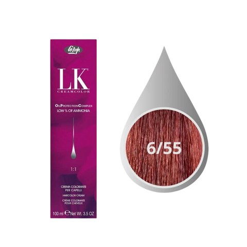 Lisap LK Creamcolor Oil Protection Complex - Farba Trwale Koloryzująca