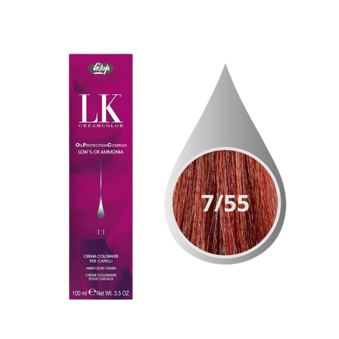 Lisap LK Creamcolor Oil Protection Complex - Farba Trwale Koloryzująca