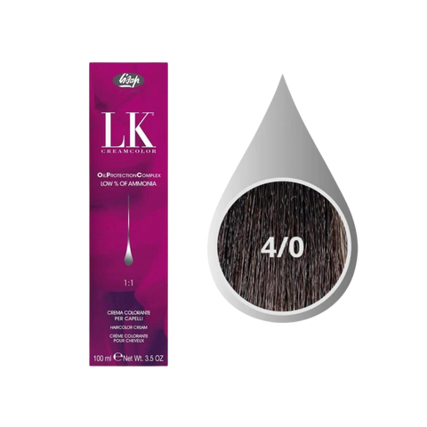 Lisap LK Creamcolor Oil Protection Complex - Farba Trwale Koloryzująca Odcienie Natura