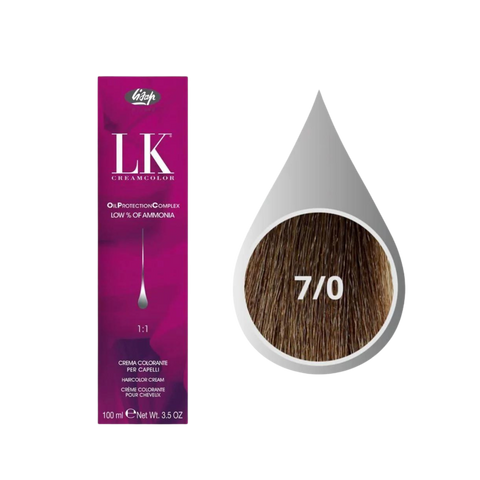 Lisap LK Creamcolor Oil Protection Complex - Farba Trwale Koloryzująca Odcienie Natura