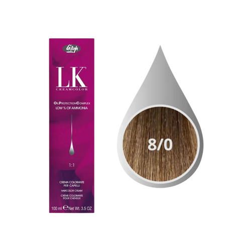 Lisap LK Creamcolor Oil Protection Complex - Farba Trwale Koloryzująca Odcienie Natura