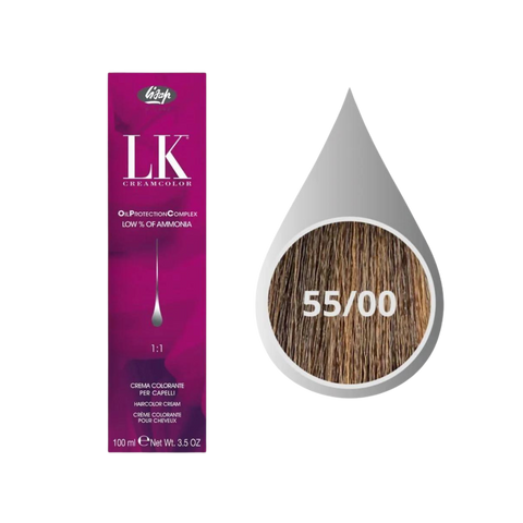 Lisap LK Creamcolor Oil Protection Complex - Farba Trwale Koloryzująca Odcienie Natura