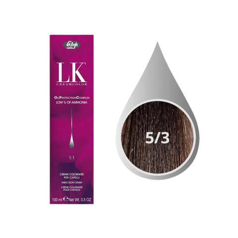 Lisap LK Creamcolor Oil Protection Complex - Farba Trwale Koloryzująca