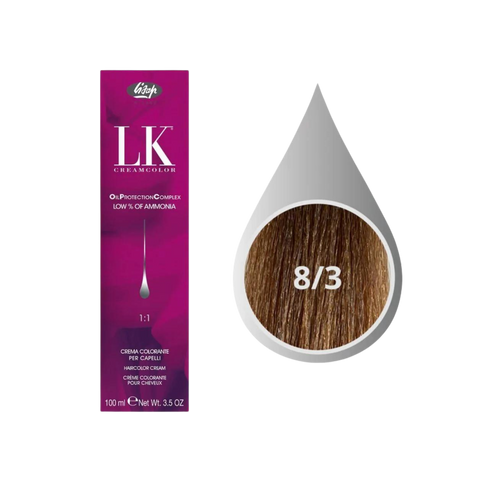 Lisap LK Creamcolor Oil Protection Complex - Farba Trwale Koloryzująca