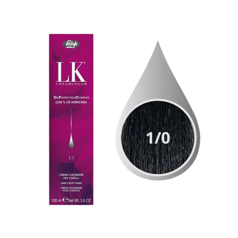 Lisap LK Creamcolor Oil Protection Complex - Farba Trwale Koloryzująca Odcienie Natura
