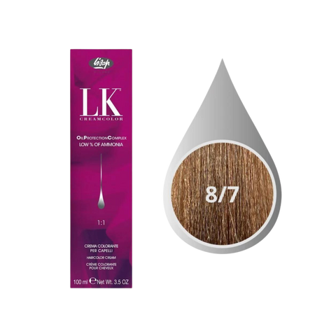 Lisap LK Creamcolor Oil Protection Complex - Farba Trwale Koloryzująca