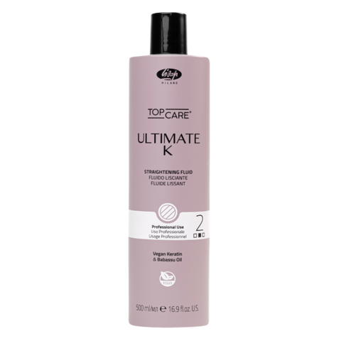 Lisap Ultimate K Step 2 - Keratin Straightening Fluid 500 ml