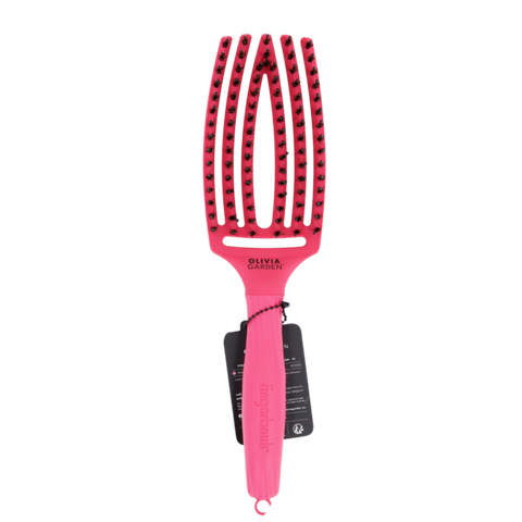 Olivia Garden - Szczotka Fingerbrush Medium - Hot Pink