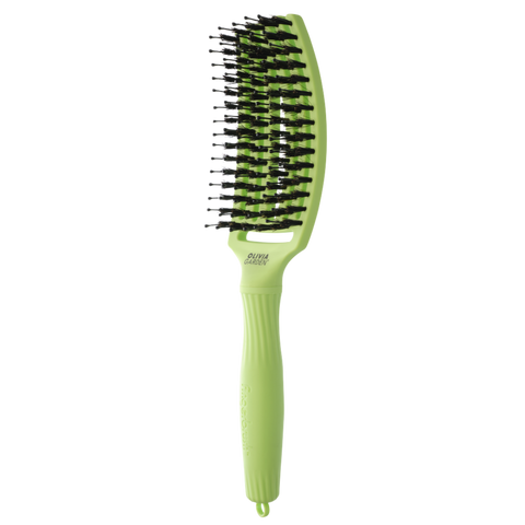 Olivia Garden - Szczotka Fingerbrush Medium - Dolce Vita - Green Pistachio