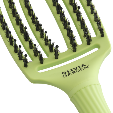 Olivia Garden - Szczotka Fingerbrush Medium - Dolce Vita - Green Pistachio