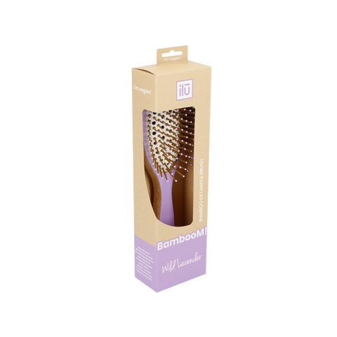 ILU BambooM! - Bambusowa Szczotka do Włosów - White Lavender w pudełku