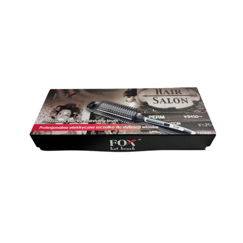 Fox - Elektryczna Szczotka do Włosów Hot Brush w opakowaniu
