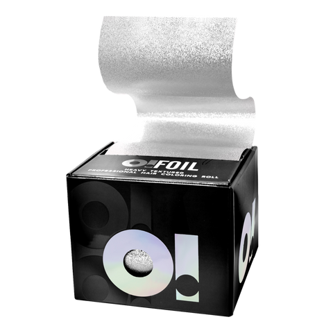 O! Tools Silver Moon - Grooved Hairdressing Foil Roll 100 m