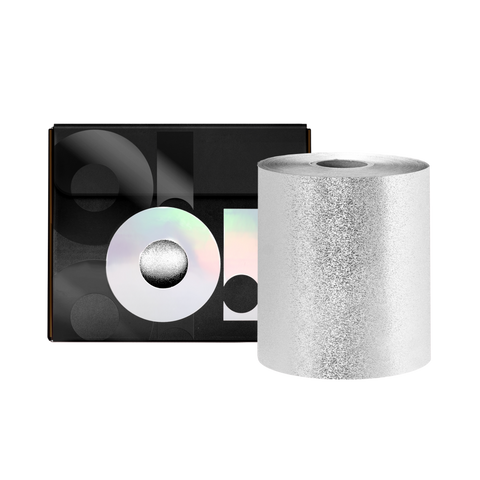 O! Tools Silver Moon - Grooved Hairdressing Foil Roll 100 m