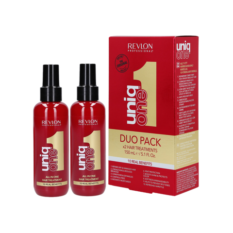 Revlon Uniq One Duo Pack - Odżywka w Sprayu 10w1 Czerwona 2x125 ml