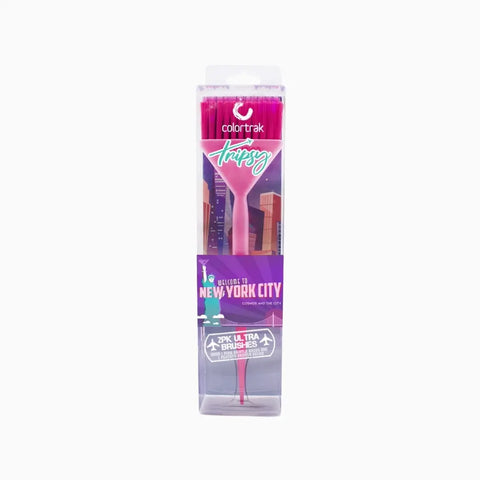 Colortrak - Zestaw 2 Pędzelków do Farbowania NYC w opakowaniu