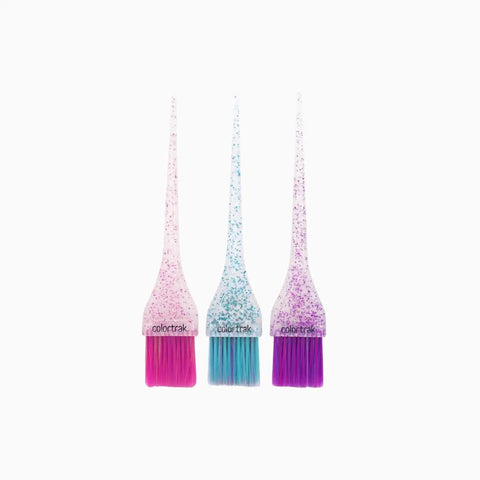 Colortrak Glitter - Zestaw Pędzelków i Misek do Farbowania 3 szt