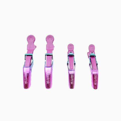Colortrak Aurora Croc - Klipsy do Włosów 4 sztuki