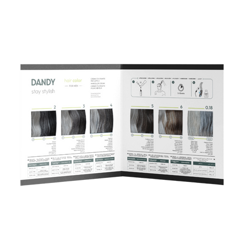 Dandy Hair Color Cover - Color Card