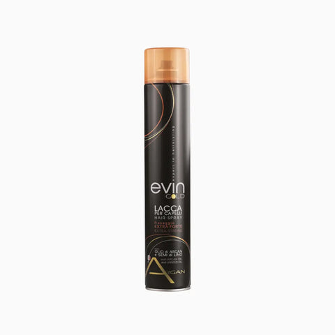 Evin Gold - Bardzo Mocny Lakier z Olejkiem Arganowym 750 ml