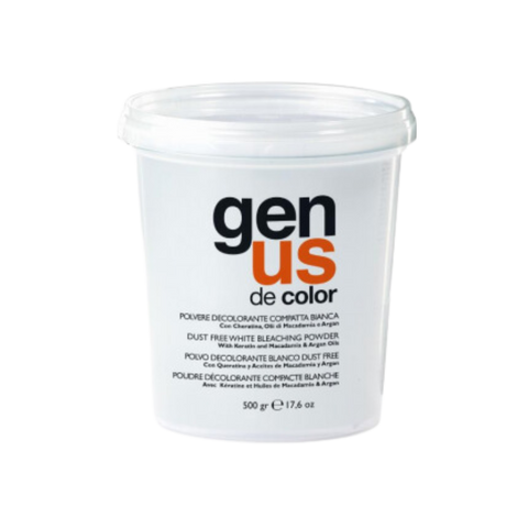 GenUs - Biały Rozjaśniacz do włosów z keratyną 500 g