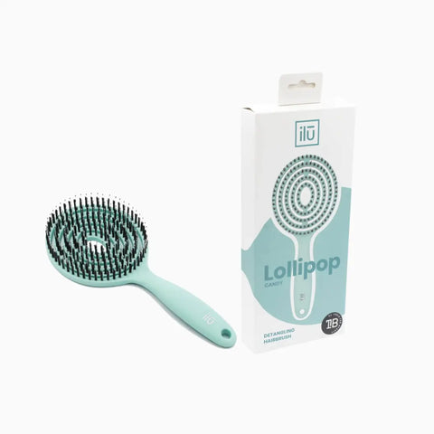 ILU Lollipop Candy - Niebieska Owalna Szczotka do Włosów
