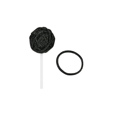 Kiepe Lollipop - Gumki do Włosów w Kształcie Lizaka czarny
