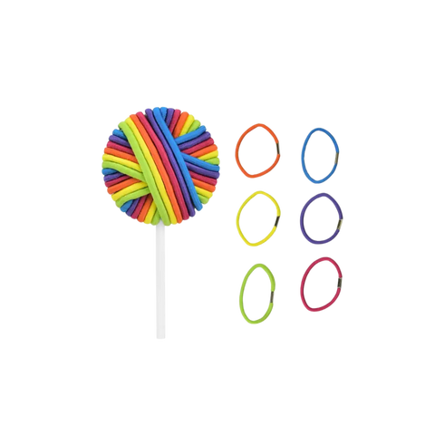 Kiepe Lollipop - Gumki do Włosów w Kształcie Lizaka multicolor