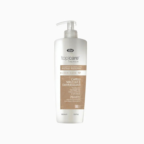 Lisap Top Care Repair - Rozświetlający Szampon do Włosów 1000 ml