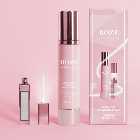 zestaw krem termoochronny + błyszczyk do ust od roze avenue