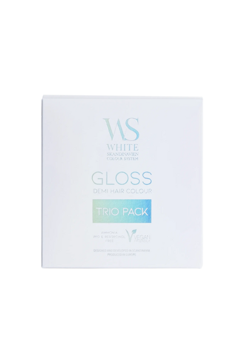 White Skandinavien Gloss System - Toner Kwasowy 3-pack