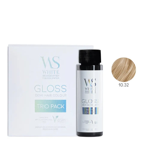 White Skandinavien Gloss System - Toner Kwasowy 3-pack