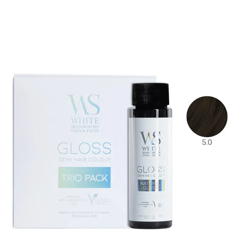 White Skandinavien Gloss System - Toner Kwasowy 3-pack