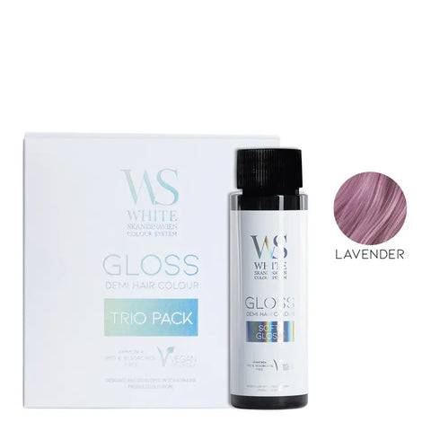 White Skandinavien Gloss System - Toner Kwasowy 3-pack