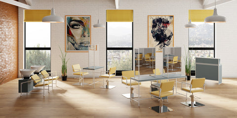 Fotel fryzjerski LOFT czarny