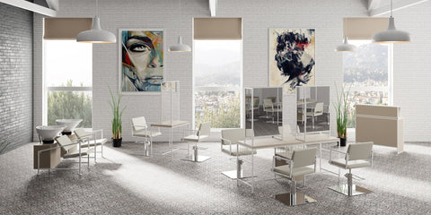 Fotel fryzjerski LOFT czarny
