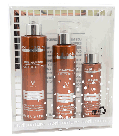 Abril et Nature Keratin - Zestaw Odbudowujący do Włosów - Cosmo Poland - 8436009782838