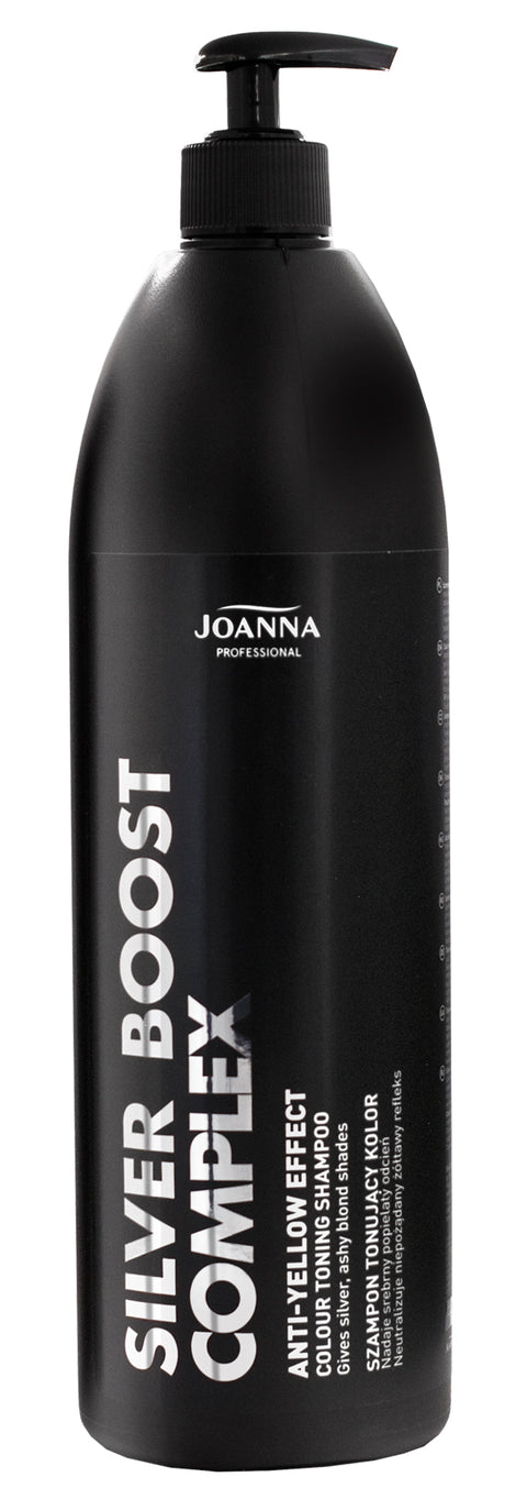 Joanna Professional Silver Boost – Fioletowy Szampon do Włosów Blond 1000 ml