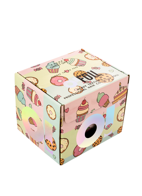 O! Tools Sweet Day - Ryflowana Folia Fryzjerska w Rolce 100m