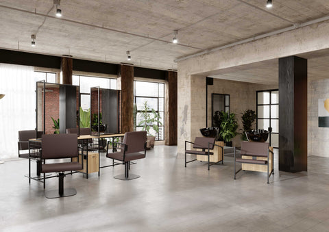 Fotel fryzjerski LOFT czarny