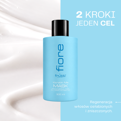 Fiore Professional Keratin Me - Maska do Włosów Zniszczonych 300 ml
