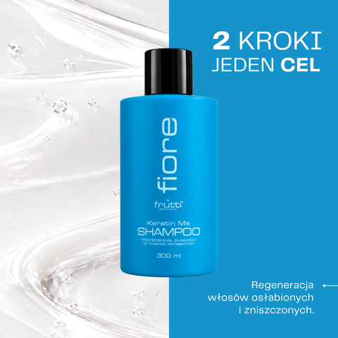 Fiore Professional Keratin Me - Szampon do Włosów Zniszczonych 300 ml
