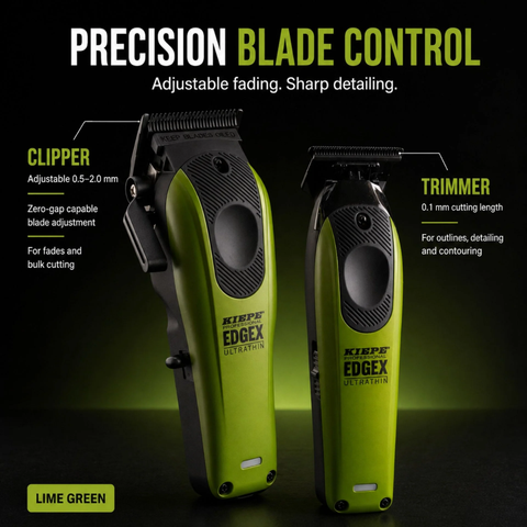Kiepe - Zestaw Edgex Maszynka + Trymer Green