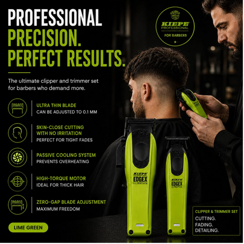 Kiepe - Zestaw Edgex Maszynka + Trymer Green