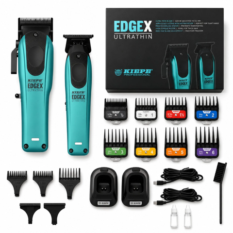 Kiepe - Zestaw Edgex Maszynka + Trymer Blue
