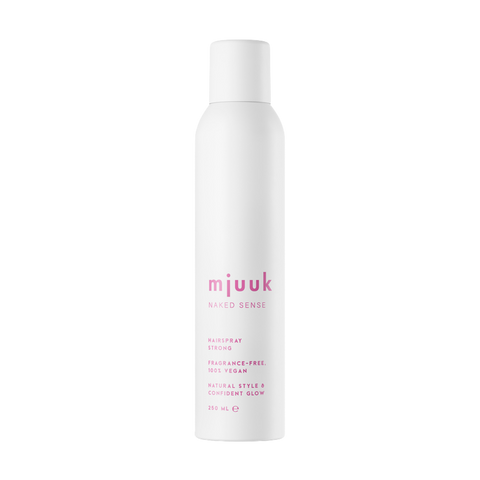 Mjuuk NakedS Hairspray Strong – Mocny Bezzapachowy Lakier Do Włosów 250 ml