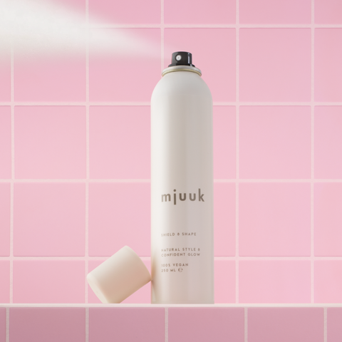 Mjuuk Shield & Shape – Termoochronny Spray Utrwalający Do Włosów 250 ml, zdjęcie 2