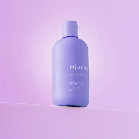 Mjuuk Silver Shampoo – Ochładzający Szampon Do Włosów Blond i Siwych 250 ml, zdjęcie 2