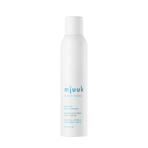Mjuuk NakedS Refresh Dry Shampoo – Bezzapachowy Suchy Szampon Do Włosów 250 ml